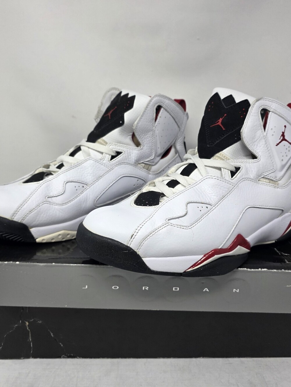 Nike Air Jordan Sz 11.5 True Flight 342964-161 White Sneaker Shoe With Box